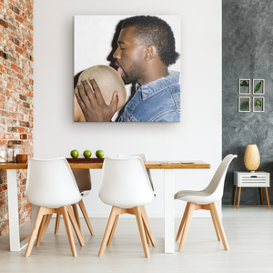 Amber Rose Canvas Wall Art