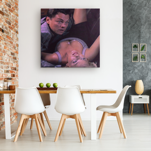 Wolf Blow Canvas Wall Art