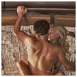 Pussy Money Greed Canvas Wall Art