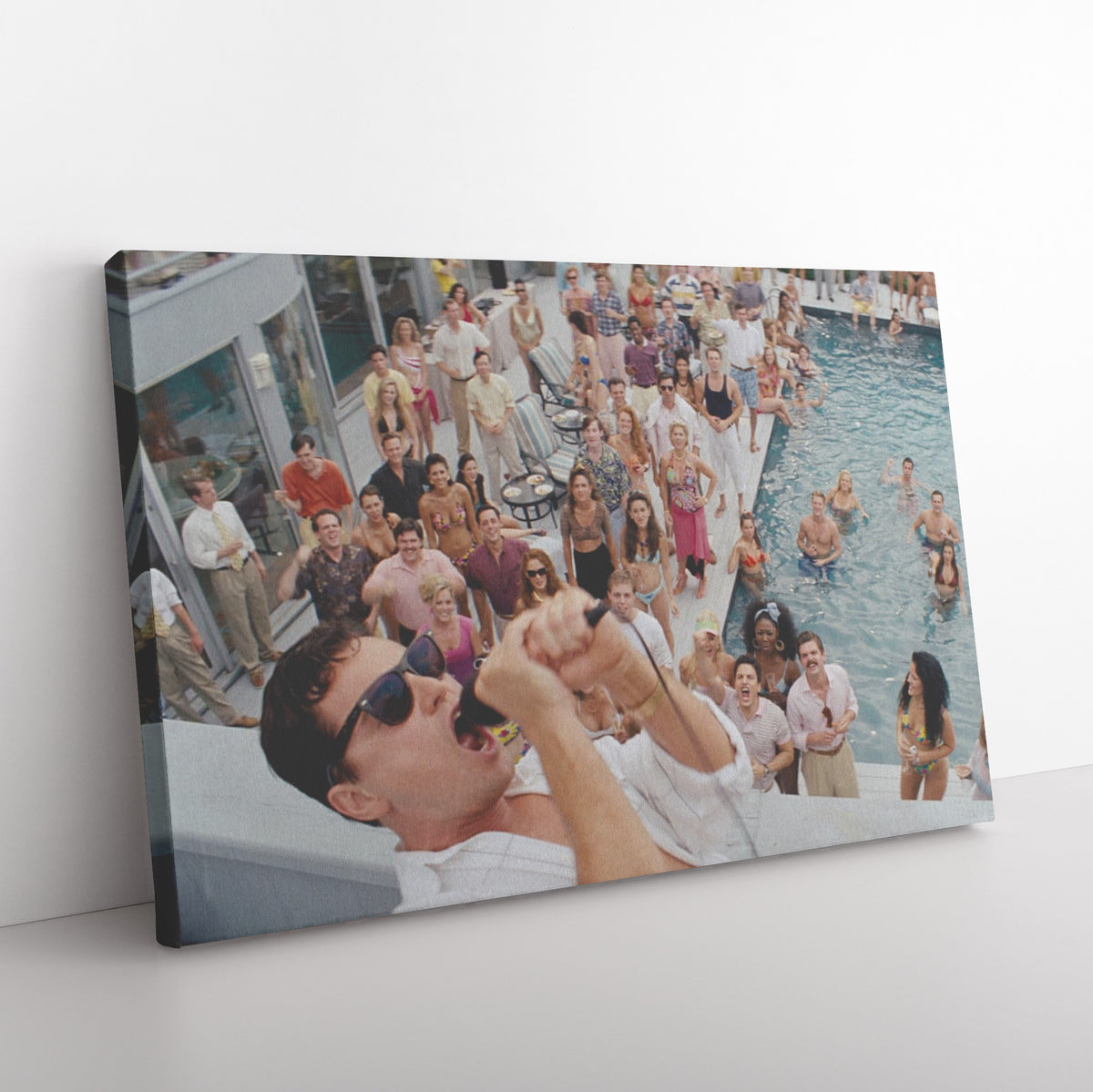 Wolf Pool Party Canvas - 2024