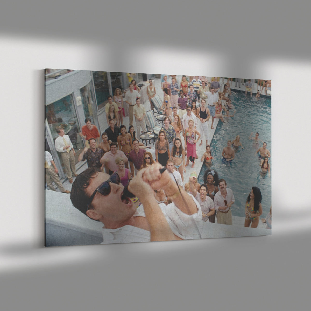 Wolf Pool Party Canvas - 2024