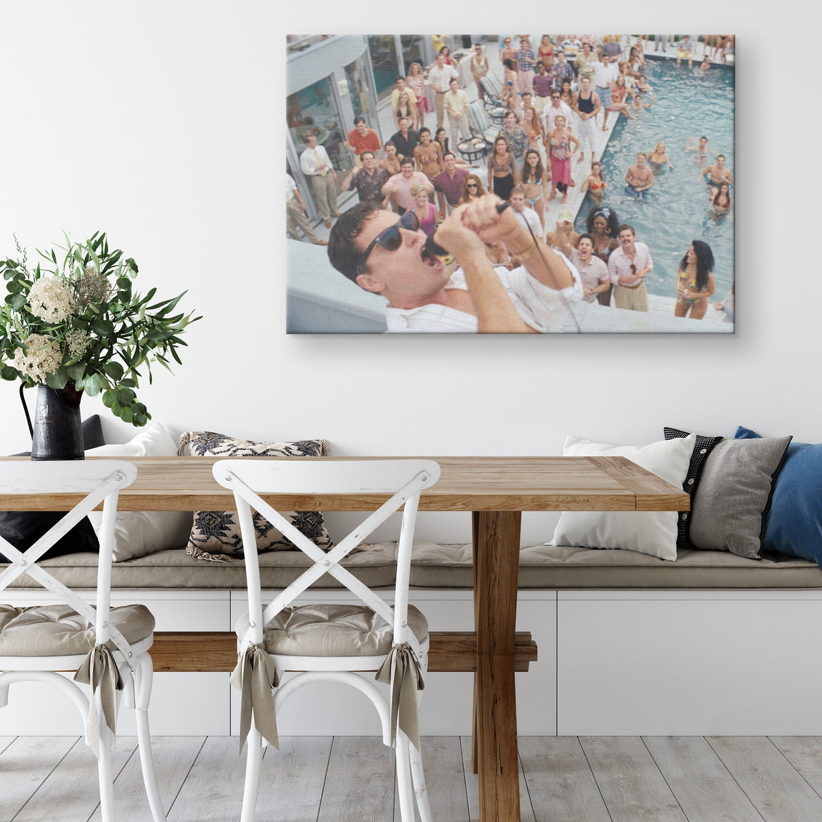 Wolf Pool Party Canvas - 2024