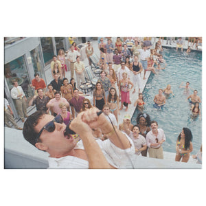 Wolf Pool Party Canvas - 2024