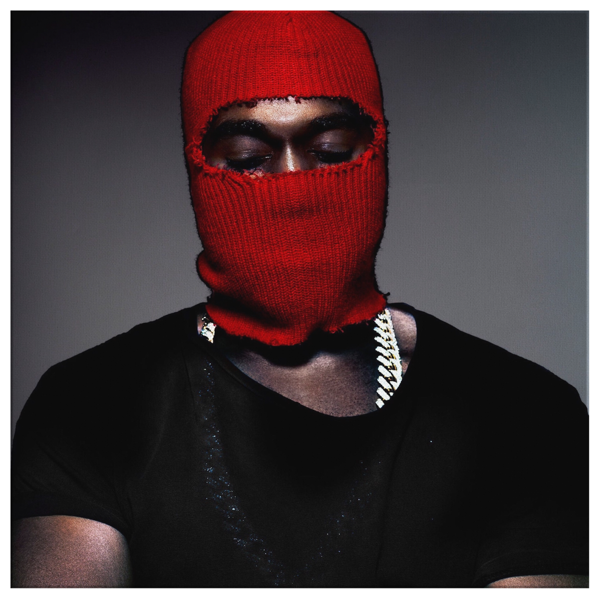 Red Ski Mask Canvas Wall Art