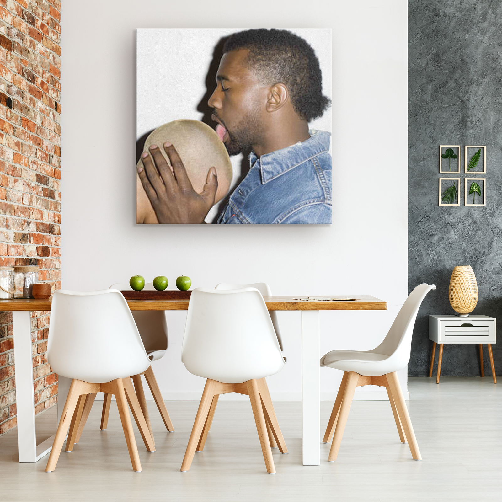 Amber Rose Canvas Wall Art