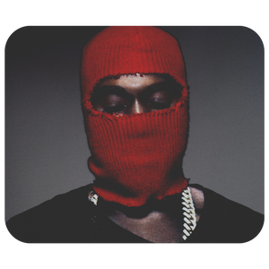 Red Ski Mask Mousepad
