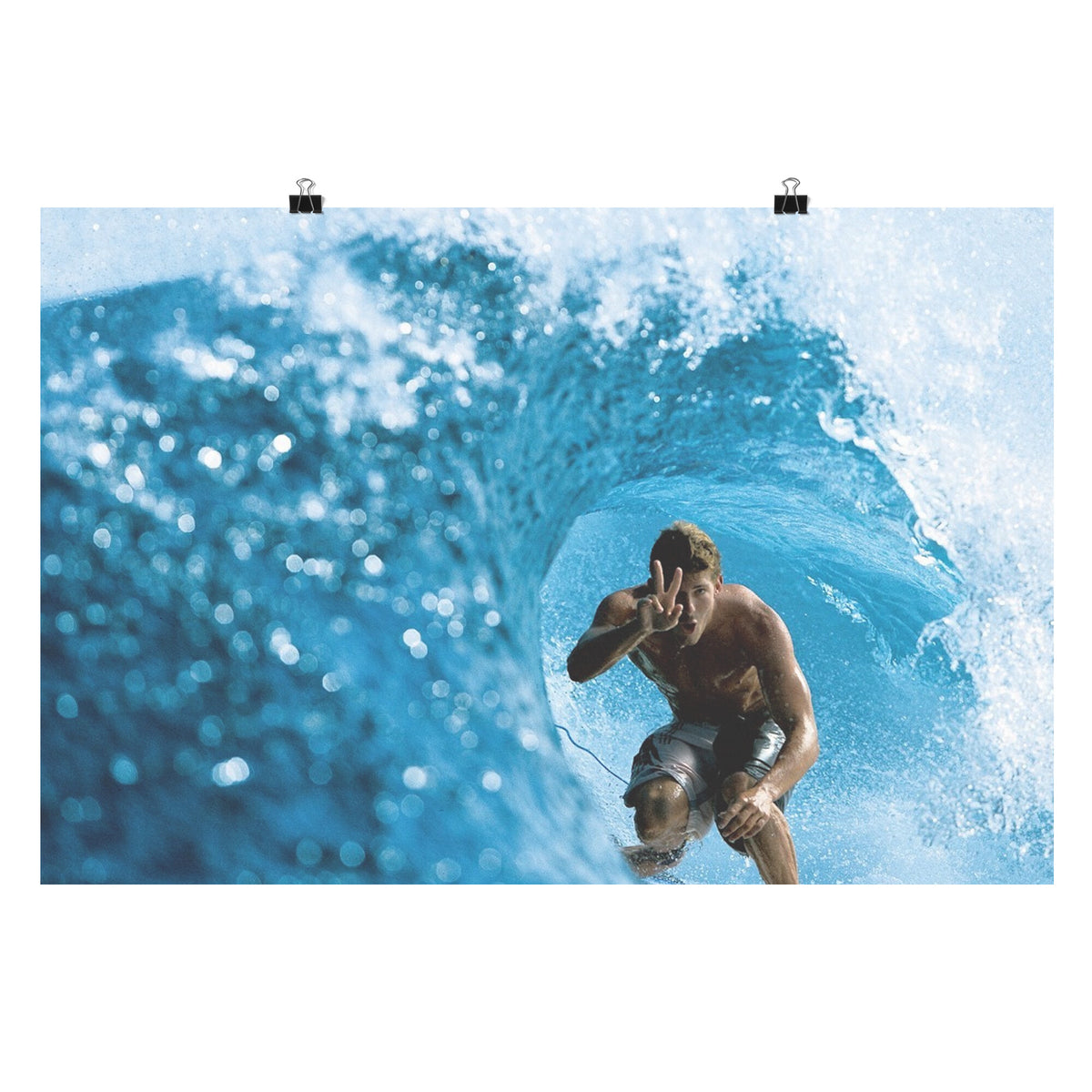 Andy Irons Peace Poster - 24x36