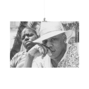Jay-Z x Notorious B.I.G. Vintage Poster - 24x36