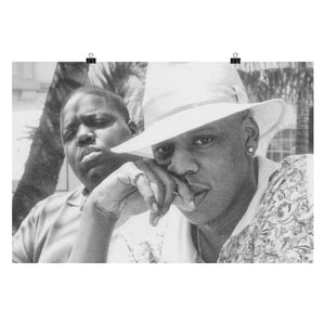 Jay-Z x Notorious B.I.G. Vintage Poster - 24x36