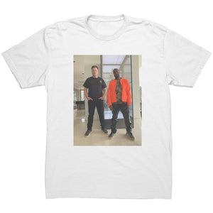 Kanye West x Elon Musk - Wearing Orange Tee