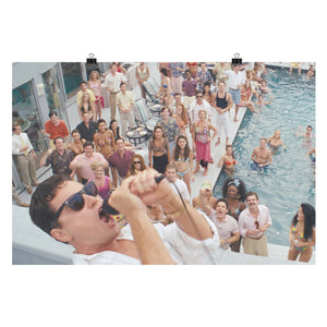 Wolf Pool Party Poster -24x36