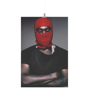 Red Ski Mask Poster - 24x36