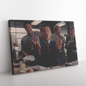 Wolf Fuck You Canvas Wall Art