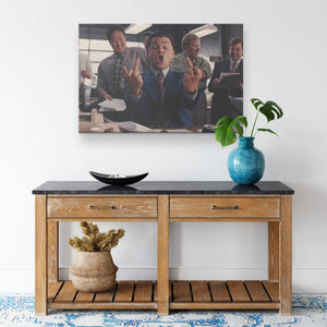 Wolf Fuck You Canvas Wall Art