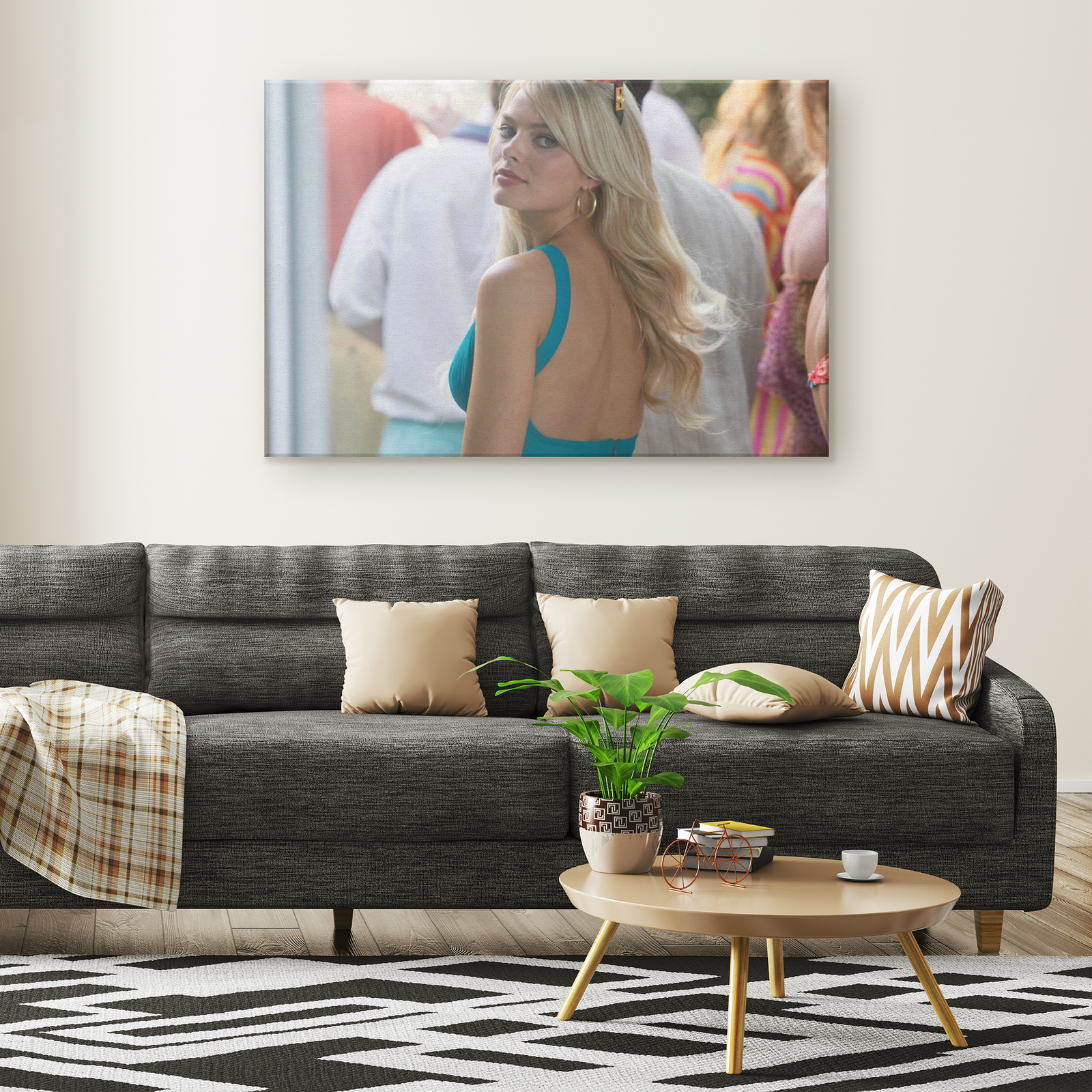 First Glance Canvas Wall Art