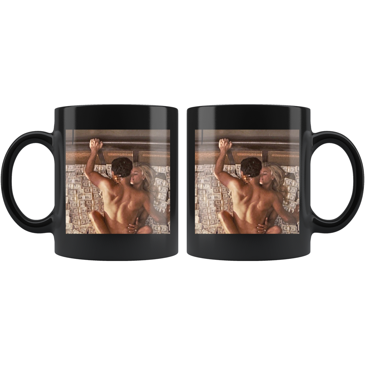 Pussy Money Greed Coffee Mug