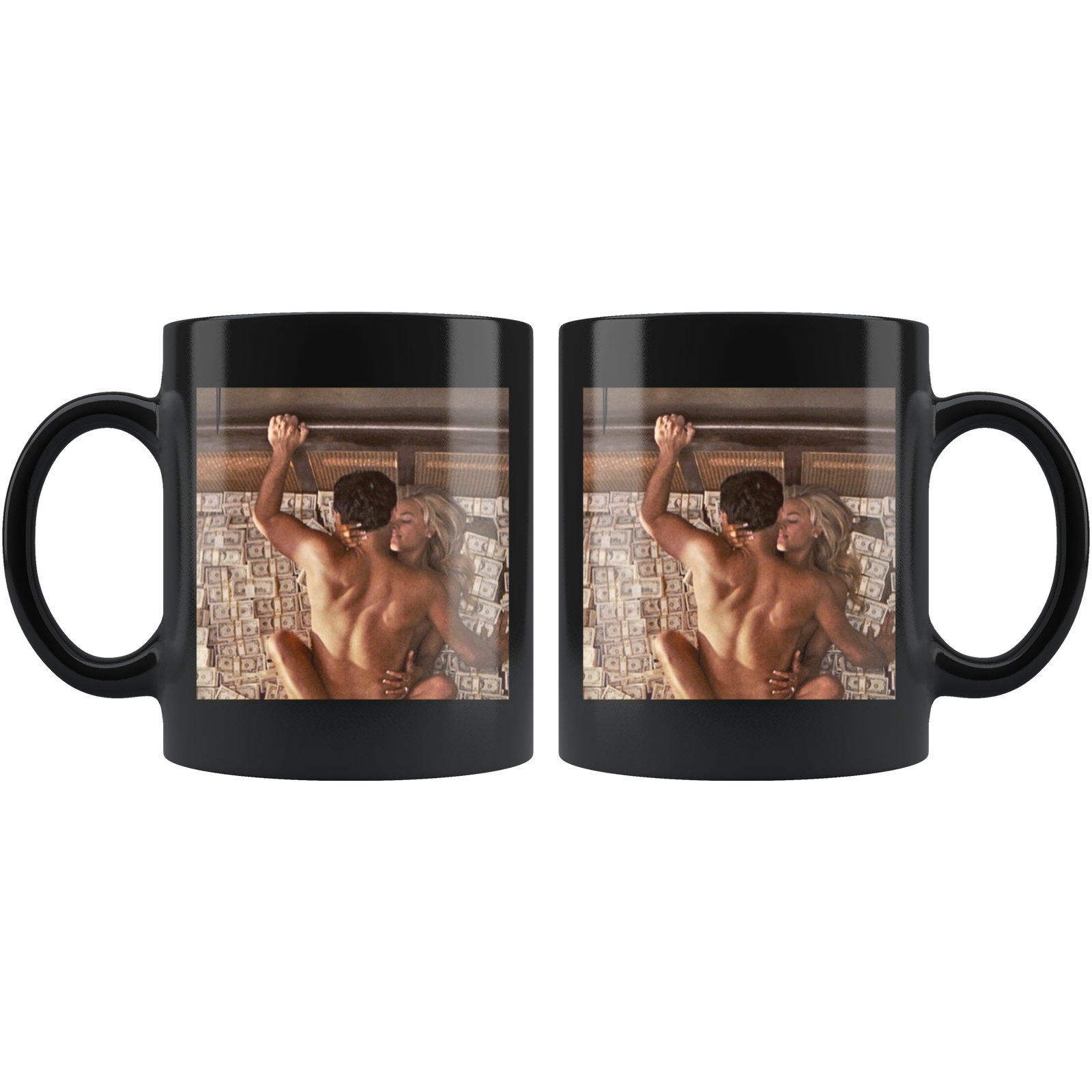 Pussy Money Greed Coffee Mug