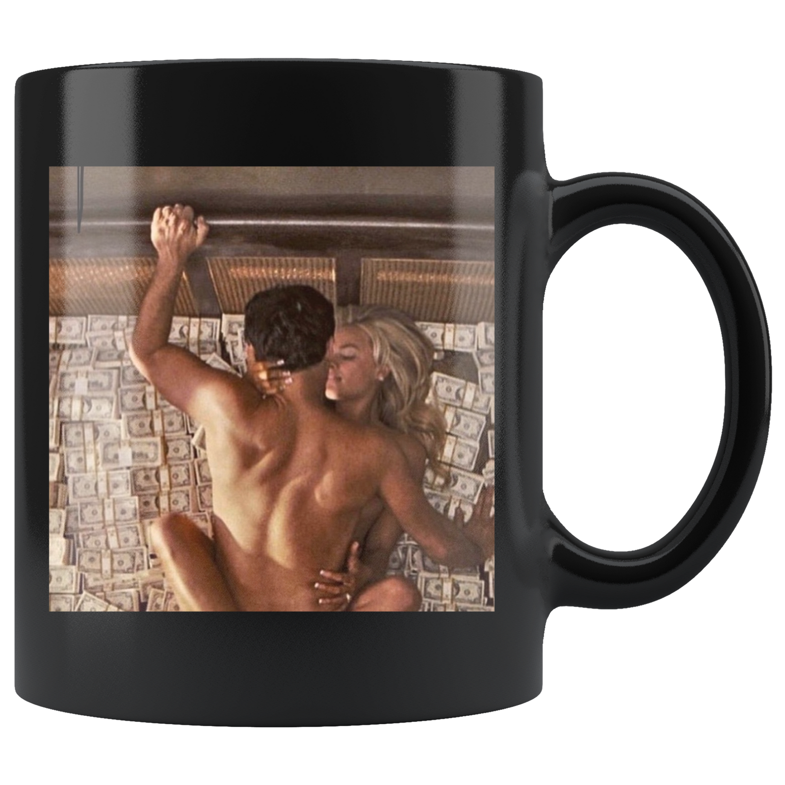 Pussy Money Greed Coffee Mug