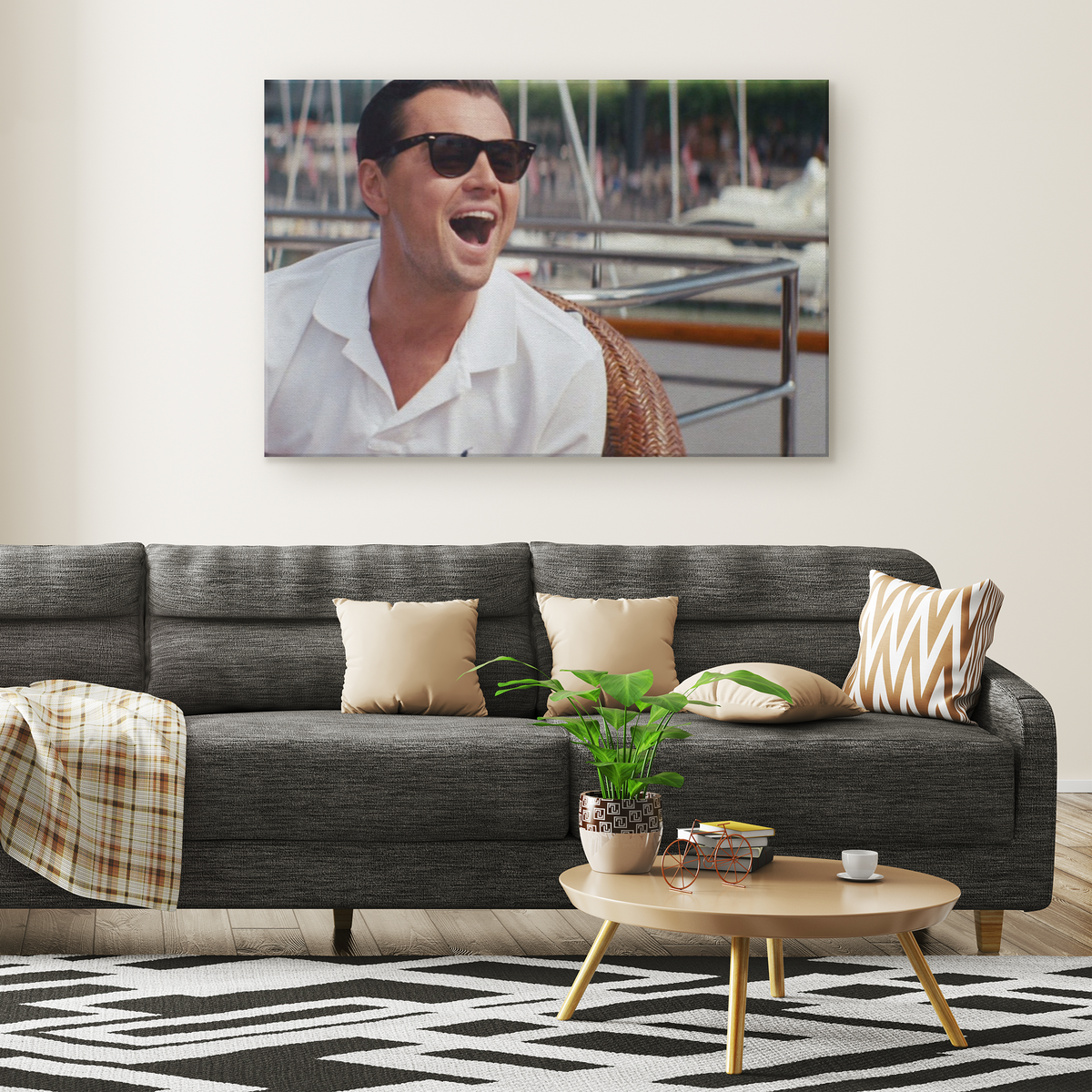 Money Talks Canvas Wall Art