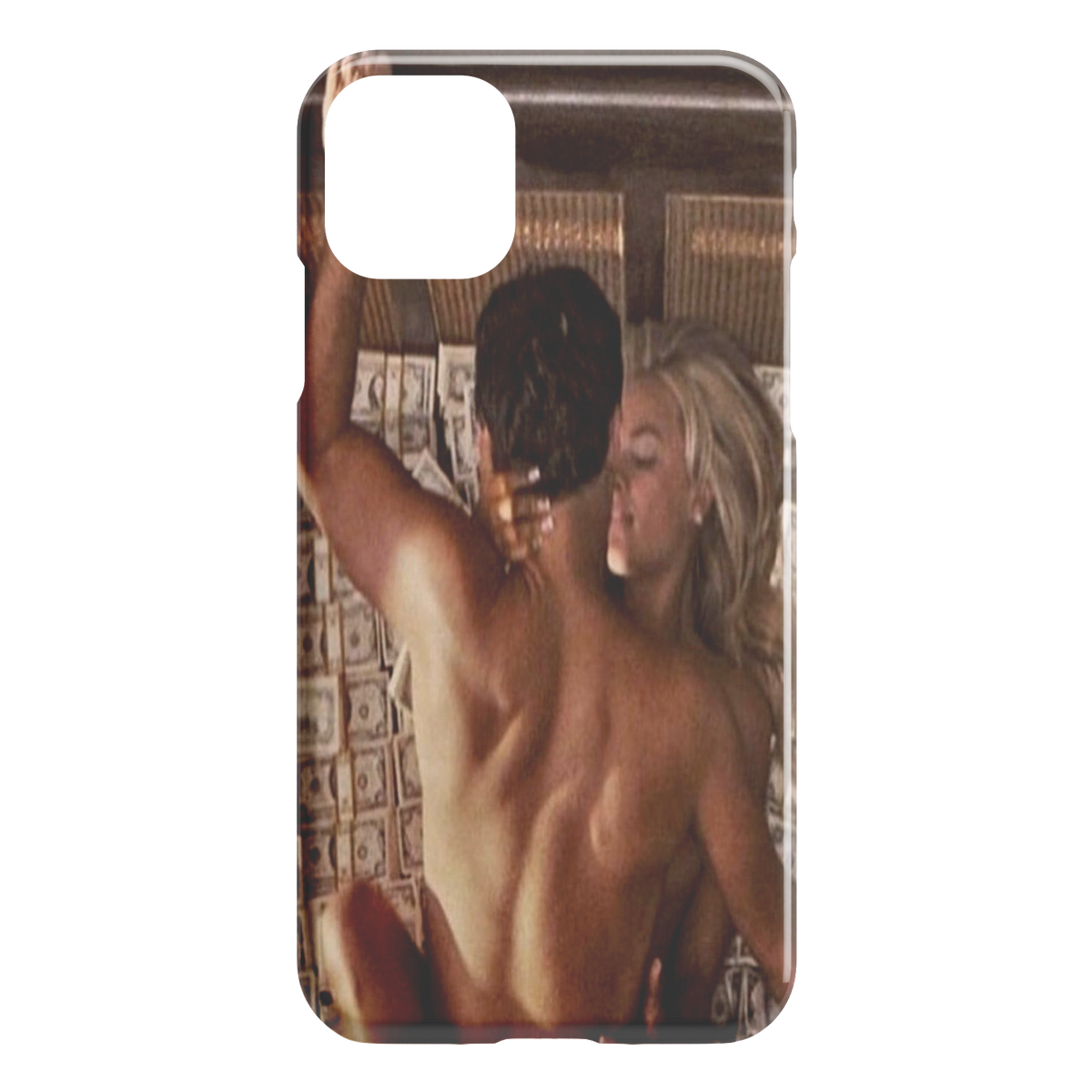 Pussy Money Greed iPhone Case