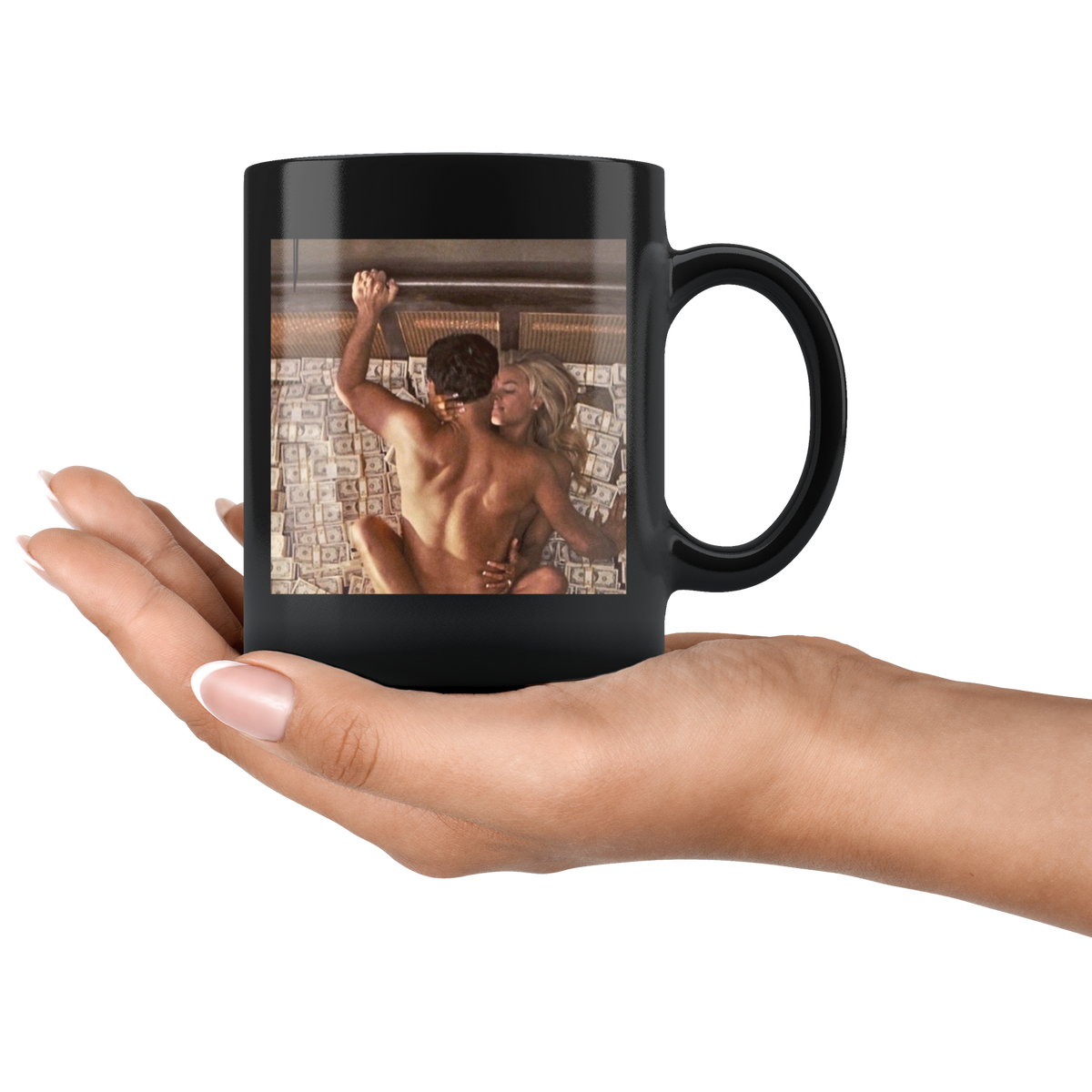 Pussy Money Greed Coffee Mug