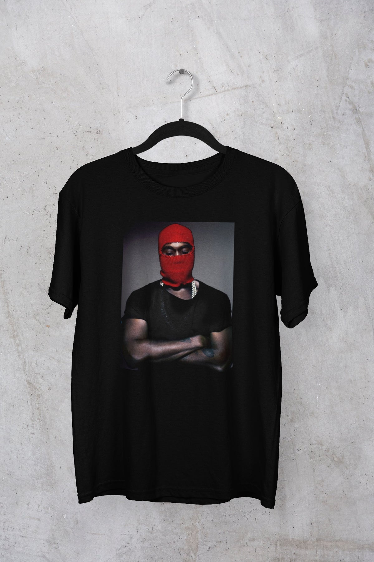 Red Ski Mask Tee