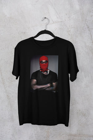 Red Ski Mask Tee