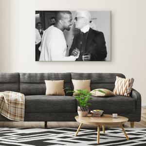 Kanye Lagerfeld Canvas Wall Art
