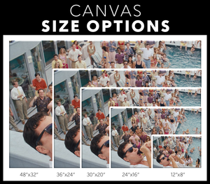 Pool Party Canvas Wall Art