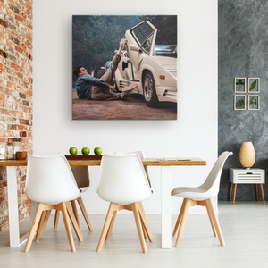 Lamborghini Wolf Canvas Wall Art