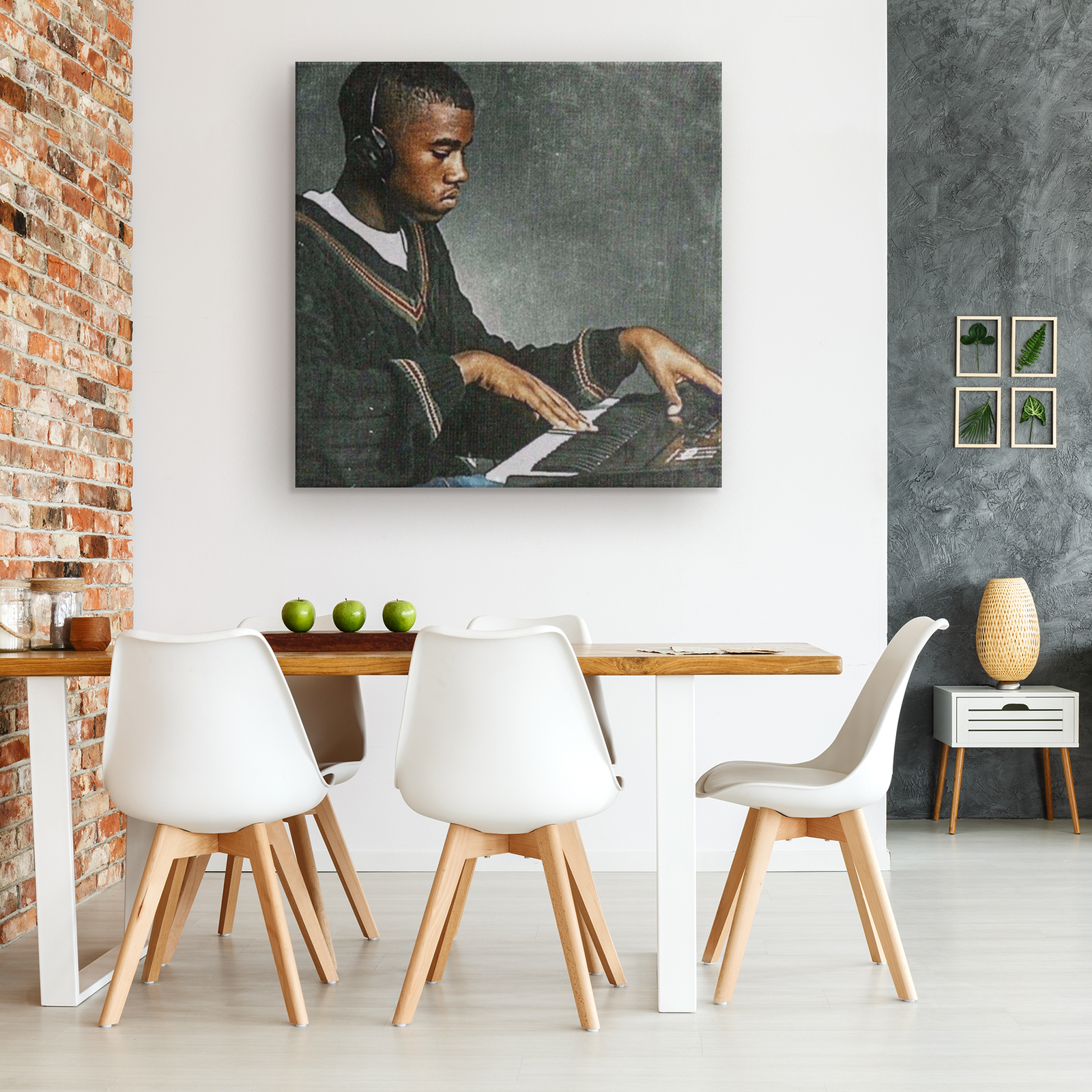 Through The Wire Canvas Wall Art