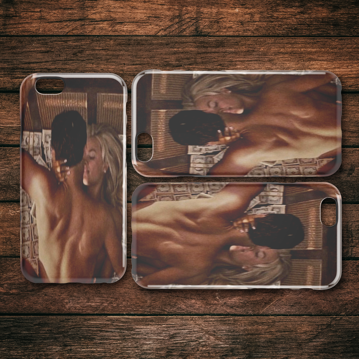 Pussy Money Greed iPhone Case