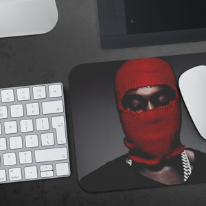 Red Ski Mask Mousepad