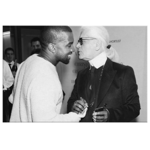 Kanye Lagerfeld Canvas Wall Art