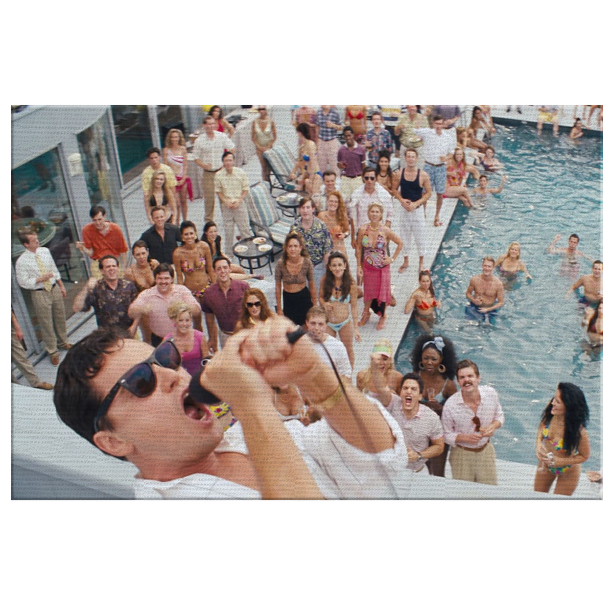 Pool Party Canvas Wall Art